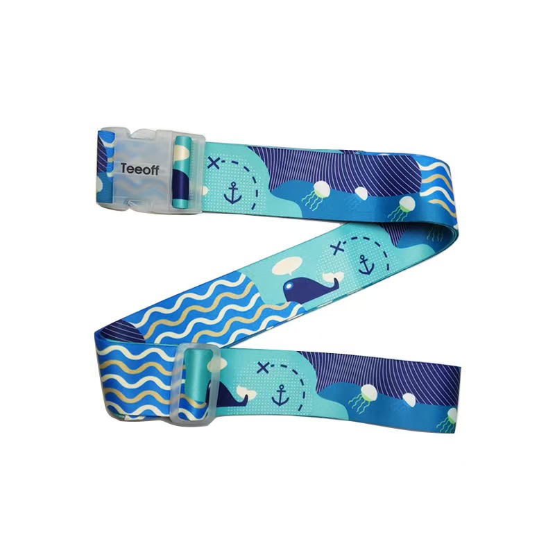 High-Visibility Neon Travel Security Strap