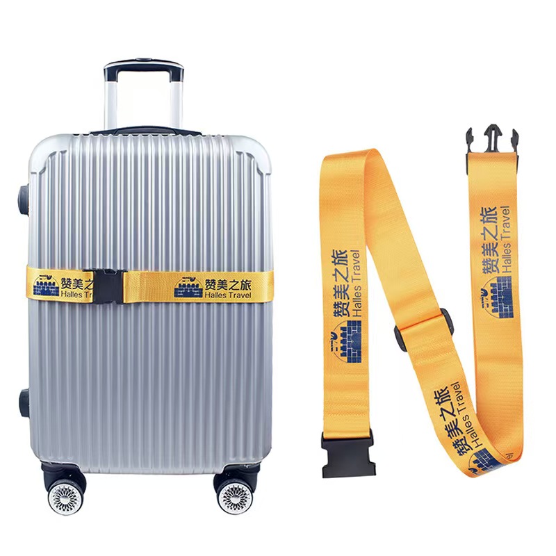 Premium Jacquard Woven Logo Luggage Belt