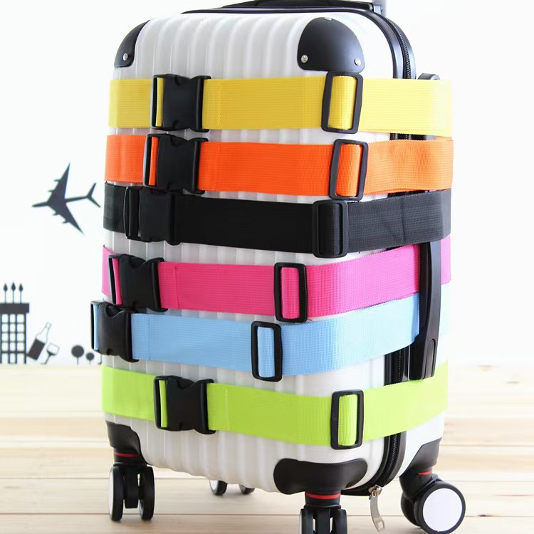 Custom Airplane Pattern Printed Luggage Belt0