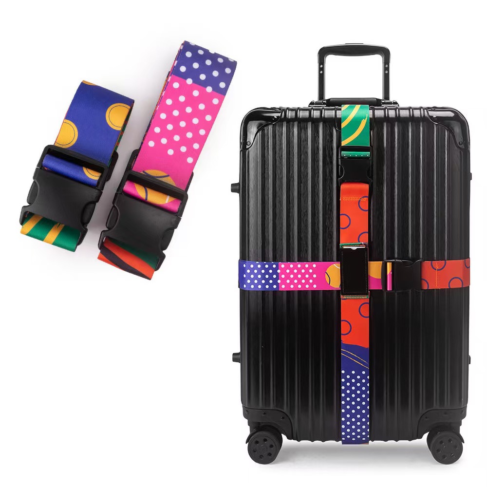 Custom Airplane Pattern Printed Luggage Belt4
