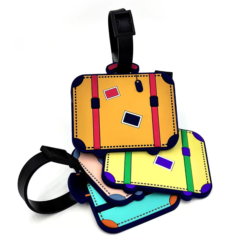 Custom Soft PVC Logo Luggage Identity Tag0