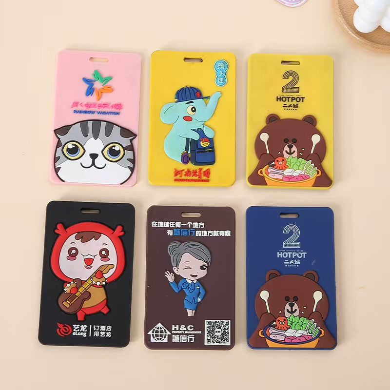 Custom Soft PVC Logo Luggage Identity Tag2