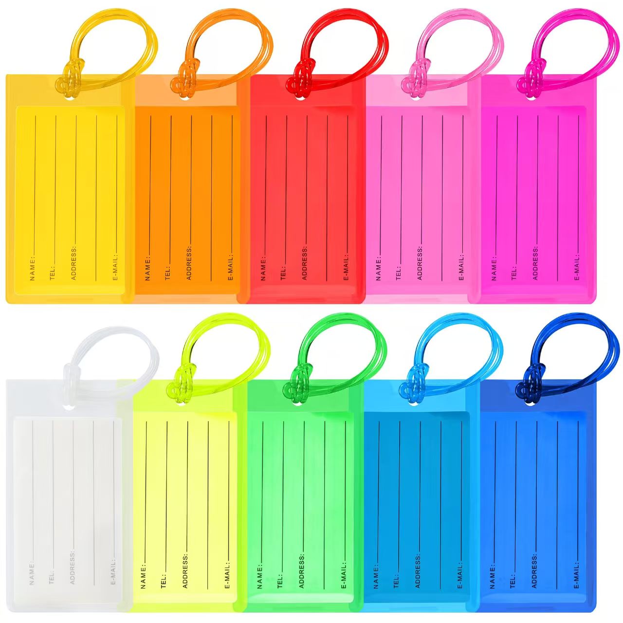 Custom Soft PVC Logo Luggage Identity Tag9