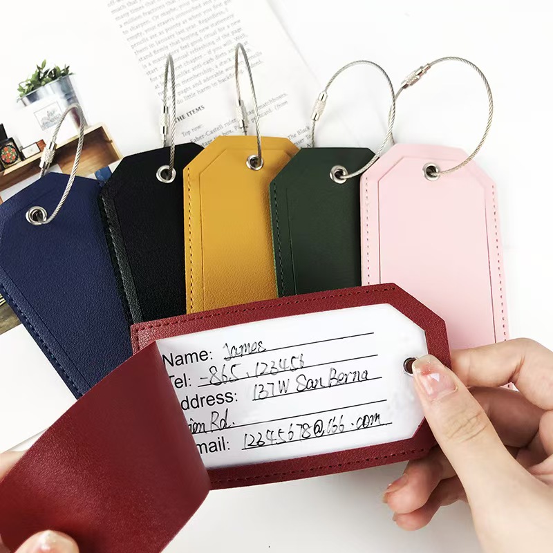 Professional Round Soft PVC Luggage Tag0