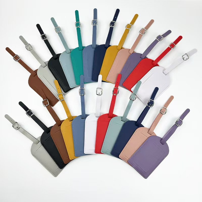 Professional Round Soft PVC Luggage Tag2