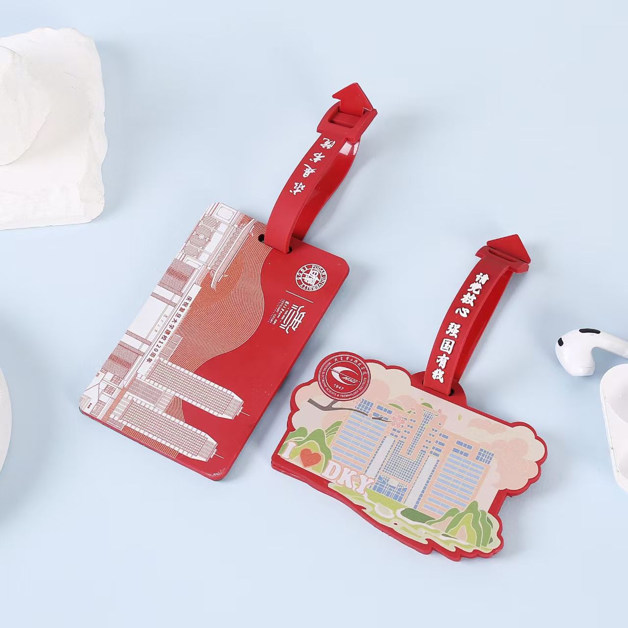 Professional Round Soft PVC Luggage Tag5