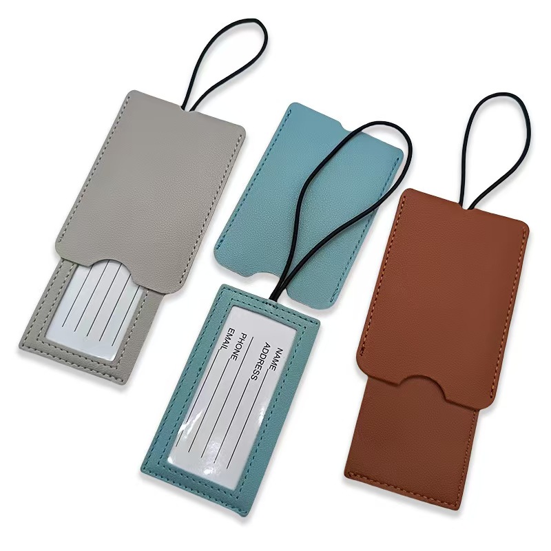 Professional Round Soft PVC Luggage Tag6