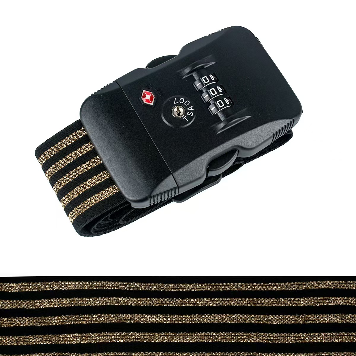 Reinforced Anti-Theft Luggage Cross Strap